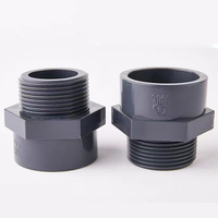 Chine Offre Spéciale haute qualité Injection traitement de l'eau piscine 1/2 3/4 Pvc mâle adaptateur accessoires chimiques