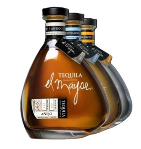 Botella de vidrio marrón de alta calidad para <span class=keywords><strong>Tequila</strong></span> Precio de fábrica Venta Excelente uso con tapón de rosca Embalaje de cartón - Product Image 1
