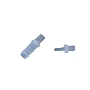 Plastic M8- Metric Male Female Thread To 13/32" Hose Barb Fitting Straight Elbow Male Threaded Tube Connector