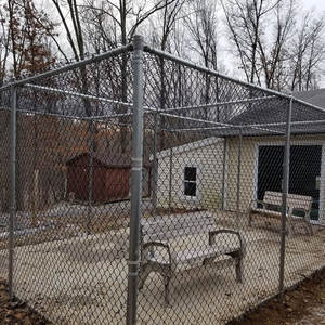 Factory Wholesale Custom Diamond Mesh <strong>Dog</strong> <strong>Kennels</strong> High Quality Zoo Chain Link Cages for Animals - Product Image 1