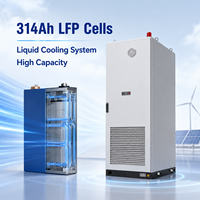 Armoire de stockage d'énergie tout-en-un à refroidissement liquide 125 kW 261 kWh LiFePO4 hors réseau C&I CE CEI 0-21 pour les installateurs solaires photovoltaïques européens