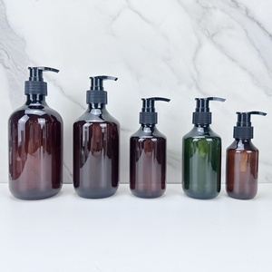 200ml 300ml 400ml 500ml Round Shoulder Boston Lotion <b>Pump</b> <b>Bottle</b> for Liquid Body Wash - Product Image 3