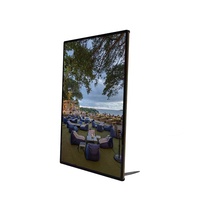 Boîte lumineuse LED de table en gros, directement de l'usine, OEM, A4 A3, en verre trempé, pour menus, faible MOQ pour les cafés