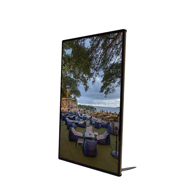 Fast Food Cafe Slim Light Box Led Frame Advertising Menu Board Display Illuminated Led Backlit Advertising Light Box