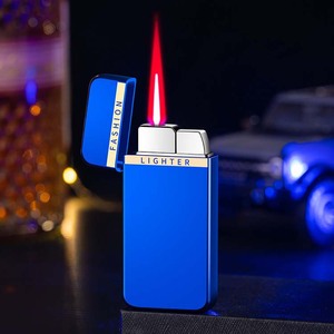 Briquet créatif coupe-vent à flamme nue, peinture froissée, briquet en métal pour extérieur, briquet <span class=keywords><strong>LED</strong></span> - Product Image 5