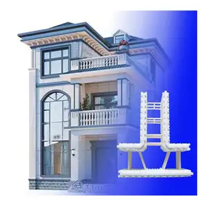 Easy Installation ICF Foam Block Supplier Insulated Concrete Form Blocks Foam Concrete in Wall materials