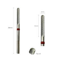 HYTOOS XF F M Fraise à ongles en carbure en forme de tige 3/32 pour manucure, nettoyage des cuticules, accessoires pour ponceuses électriques, fournisseur