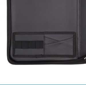 Portefeuille en cuir végétalien avec fermeture à glissière Business Planner Portfolio <span class=keywords><strong>professionnel</strong></span> Padfolio pour hommes et femmes - Product Image 6