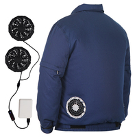 Reversible Übergrößen-Outdoor-Kühljacke mit Reißverschluss, Luftzufuhr-Kühlkleidung für Gefriertruhen, Klimaanlagen-Kleidung