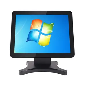 Máy tính để bàn 15 inch Raspberry Pi điện trở màn hình cảm ứng LED LCD POS màn hình