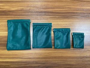 Factory Wholesale Multi Size Self Closing Leather Snap Pouch Custom Logo Spring Top Jewelry Watch Storage Leather Bag In Stock - Product Image 5