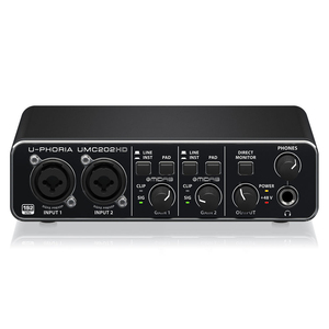 Tarjeta de Sonido con Interfaz de Audio USB U-PHORIA UMC2O2HD para Grabación de Canto, Esencial para Estudios Profesionales y Configuraciones Domésticas - Product Image 6