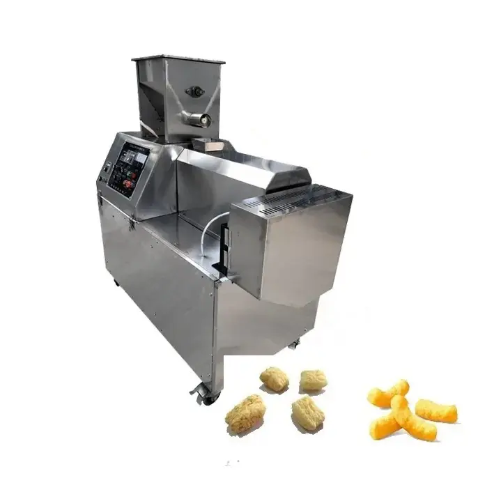 Estrusore di snack in pellet estruso di patatine fritte per snack bastoncini gonfi di mais snack linea di produzione alimentare a pellet soffiato