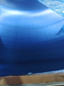 מראה מוברש נירוסטה סליל כחול ואקום צבע ציפוי שכבת ציפוי מוברש לסיים נירוסטה לקישוט המסעדה קישוט - Product Image 4