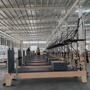 เครื่องออกกำลังกายโยคะพิลาทิส เสริมสร้างกล้ามเนื้อแกนกลางลำตัว ทำจากไม้เมเปิล  เตียงพิลาทิสแกนกลางลำตัว  ทาวเวอร์พิลาทิส  เรฟอร์มเมอร์พิลาทิสพร้อมทาวเวอร์ - Product Image 1