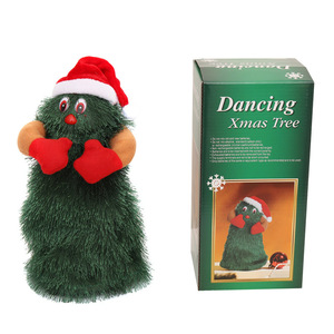 STOCK Plush Interactive <b>Toys</b> Green Singing <b>Dancing</b> Christmas Tree Stuffed Animal Plush Christmas <b>Toy</b> Table Decoration - Product Image 2