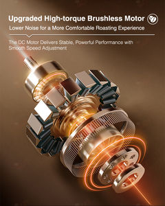 Tostacaffè Elettrico Commerciale 110V 220V Senza Fumo <span class=keywords><strong>per</strong></span> Caffetterie, Piccolo Tostatore di Chicchi di Caffè con Raffreddamento Rapido <span class=keywords><strong>in</strong></span> 3-5 Minuti - Product Image 5