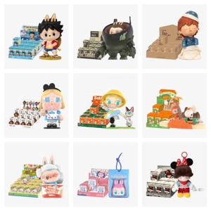 Xác thực popmart mù hộp con số labubu skullpanda dimoo hirono crybaby zimomo hacipupu và nhiều hơn nữa loạt nóng có sẵn Macaron - Product Image 4