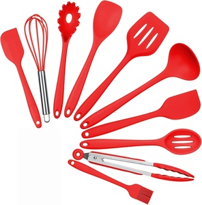 Ensemble d'ustensiles de cuisine en silicone aux designs spéciaux, résistants à la chaleur, outils et gadgets de cuisine - Product Image 1
