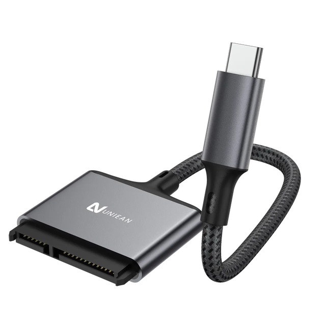 USB C to Sata Converter Cable USB3.0 to 2.5'' SATA Hard Driver Adapter Aluminum Shell External Converter for SSD HDD