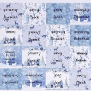 Pegatinas de papel reutilizables con índice de la Biblia con paisajes invernales para diario de fe, regalo - Product Image 2
