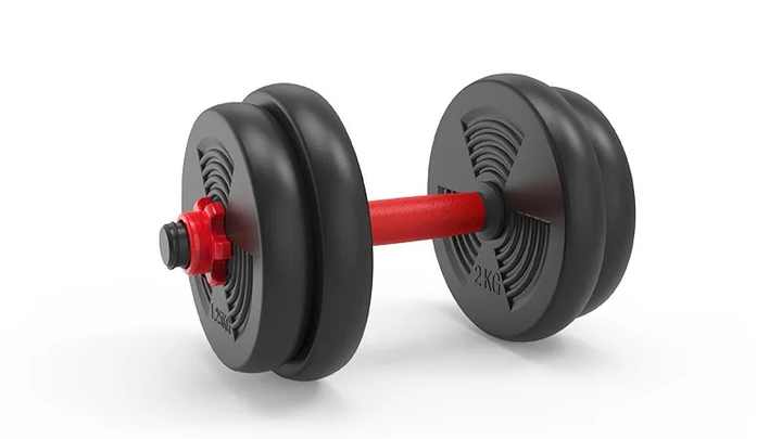 20kg Weight Lifting Equipment Adjustable Gantel Cement Barbell