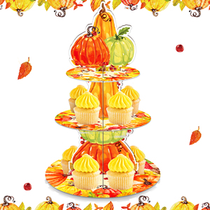 109 hanhanksgiving upupcake and tand 3 Tutumn umumpkin apaple apeaf ececoraciones para hanhanksgiving ararty uupplies - Product Image 2