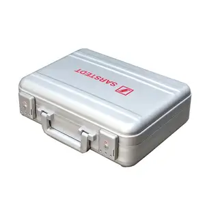 Custom All Aluminum Alloy Briefcase With Foam Insert DIY Aluminum Tool Box Carrying Case With Combination Lock