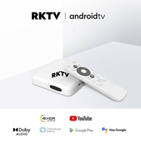 Boîtier Décodeur TV RKTV 4K Android 12 Smart TV BOX 4K OTT S905X2 Quad Core UHD Android 12