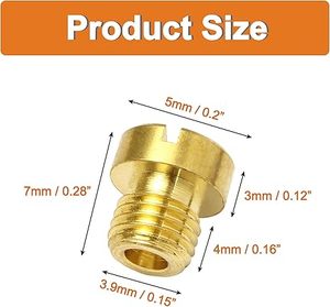Nuevo Kit de Carburador CVK de Cobre GY6 49-100cc con Juego de Boquillas Principales M4x0.7 # 78-98 para 139QMB/QMA ATV Scooter Go Kart - Product Image 3