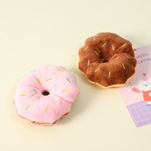 Dayanıklı köpek çiğnemek peluş oyuncak çevre dostu gerçekçi Hamburger patates kızartması için kendini eğlence sıkıntı kabartma kedi tavşan - Product Image 2