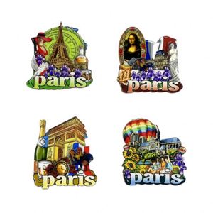 Imanes de Refrigerador Personalizados con Diseño de la Ciudad de París, Recuerdo Turístico Ecológico de MDF, Decoración para el Hogar, Regalo, Imanes de Refrigerador de Francia, Venta al Por Mayor - Product Image 2