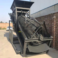 Convoyeur à bande de 500 mm de largeur, maille de tamis de 8 mm, gravier, sable de rivière, machine de criblage de sable portable pour l'usine de lavage d'or de placer