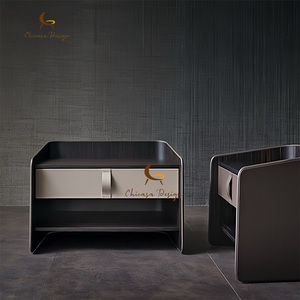 Mesita de noche de almacenamiento de cama inteligente individual moderna para adolescentes y niños Panel Estilo madera para apartamentos y dormitorios para hoteles - Product Image 2