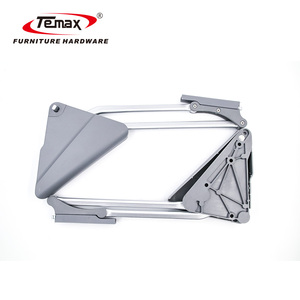 Système de levage à fermeture douce TEMAX en alliage de zinc chaud, à ouverture par clapet, avec arrêt libre pour <span class=keywords><strong>porte</strong></span> de <span class=keywords><strong>placard</strong></span> - Product Image 4