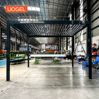 UOGEL M2-S Transformez votre espace : pergola moderne en aluminium, gazebo, lames orientables imperméables, balcon écologique, intégration sans couture intérieur-extérieur