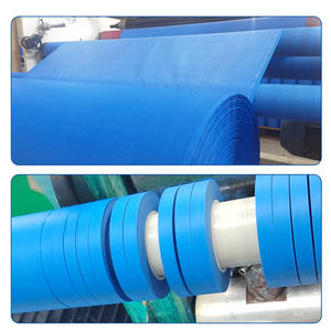 Usine produire résistance aux hautes températures et résistance aux UV bleu crêpe papier peintres ruban de masquage - Product Image 2