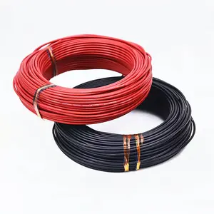 Good Quality CCC Approval Red Black Battery DC 4MM2 6MM2 10MM2 16MM2 PV Solar Power Cable Wire for Solar Panel