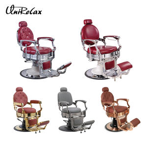 Silla de salón de metal retro, muebles reclinables para peluquería, bomba hidráulica de alta resistencia, silla de peluquero de hombre vintage SILLON DE <span class=keywords><strong>BARBERIA</strong></span> - Product Image 6