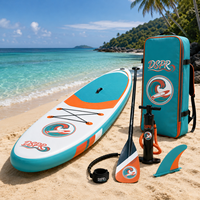 Planche de paddle gonflable OEM 10'6" avec poignée latérale, logo personnalisé, fabrication en usine