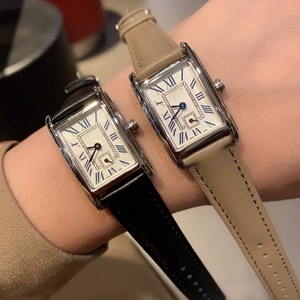 Reloj de Lujo de Alta Gama con Movimiento de Cuarzo Preciso, Estilo Retro de Lujo Ligero, Correa de Cuero de Cocodrilo, Caja de Acero Inoxidable, Longines - Product Image 6