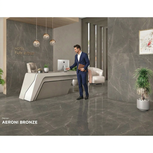 Aeroni Beige 800x1600mm Polished Glazed Tiles High Gloss Marble Slab For <b>Wall</b> Cladding And Floor - Product Image 3
