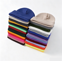 Produit tendance 2026, bonnets d'hiver classiques de haute qualité, broderie personnalisée du logo, bonnets en tricot, bonnet en tricot avec logo personnalisé