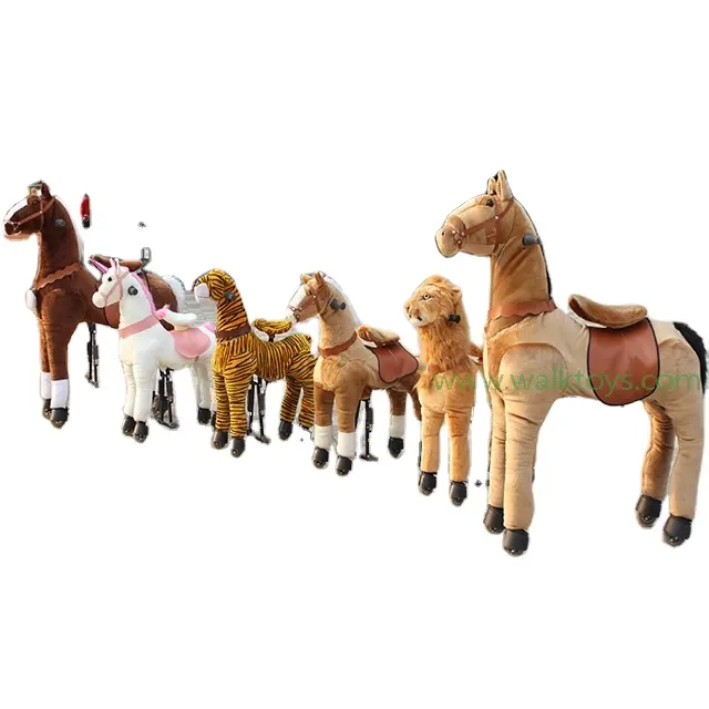 Оптовая продажа, механическая лошадка маленького размера, единорог, механическая лошадь для детей
