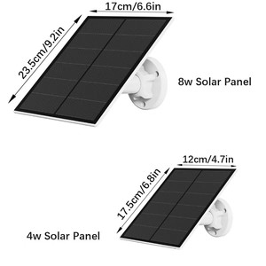 Panel de Carga Solar para Cámara CCTV de 4W ETFE para Exteriores con Puerto Tipo C - Product Image 5