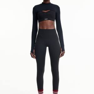 Nouveau dernier leggings de gymnastique de compression pour femmes extensibles pantalons de sport actifs d'entraînement de fitness et de retard - Product Image 1
