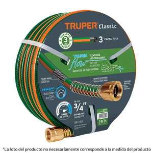 Avvolgitubo MAN-15X5/8R 5/8 'rinforzato 3 strati da giardino 150ft con connessioni metalliche lunghezza 30m - Product Image 1
