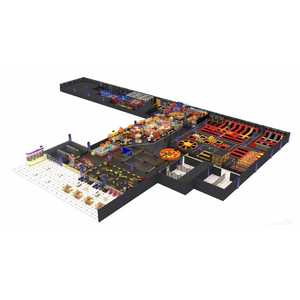 Parque de Diversiones Infantil Interior Moderno con Trampolín Grande, Equipo de Entretenimiento para Adolescentes - Product Image 1