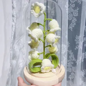 Simulierte Blume Maiglöckchen fertiges Produkt Nachtlichter Topfpflanzen ewige Blumen DIY Lampen schirm künstliche Blume