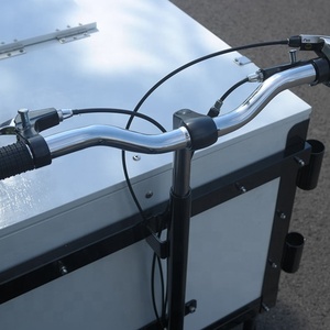 Vélo <span class=keywords><strong>cargo</strong></span> électrique haute performance avec fourche en aluminium Tricycle fortement sûr avec couvercle de boîte - Product Image 4